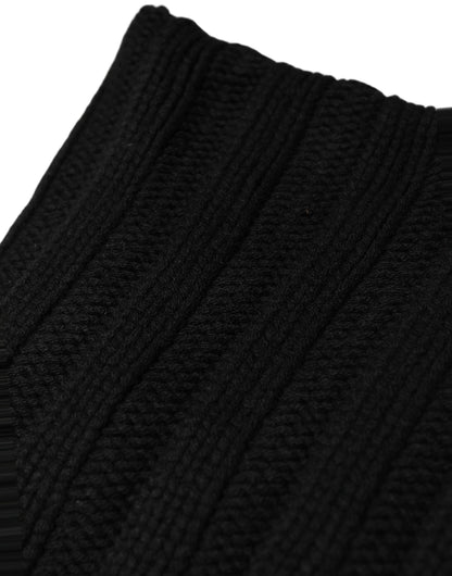 Tour de cou Dolce & Gabbana femme en cachemire noir – MS7720