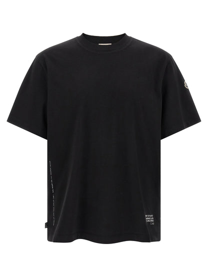 MONCLER GENIUS Black Cotton T-Shirt