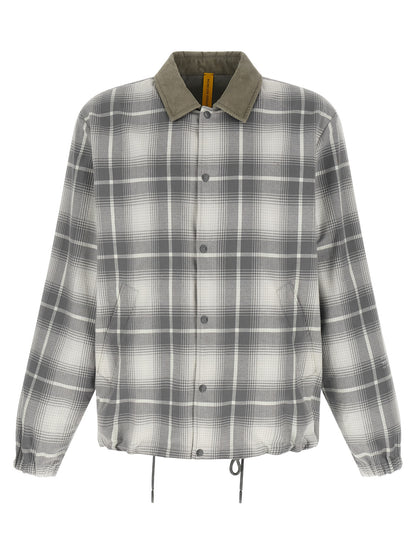 MONCLER GENIUS Gray Cotton Full-Length Jacket