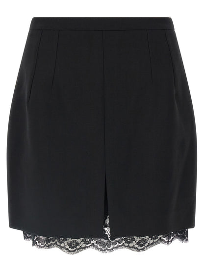 Jupe Dolce & Gabbana femme en laine vierge noir – DO-344194