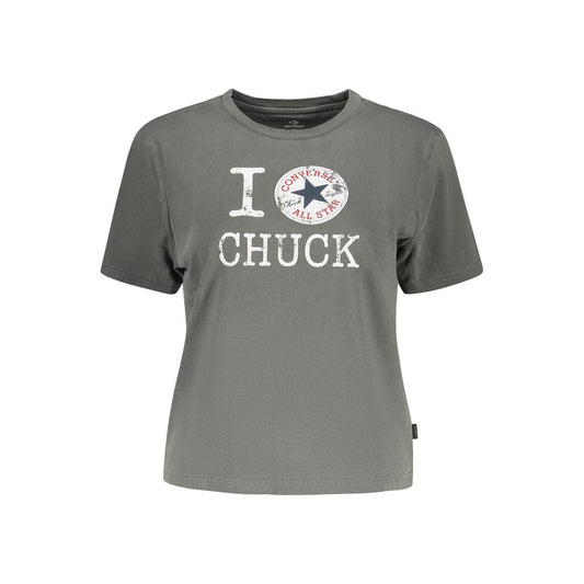 T-shirt Converse femme en coton gris – CO-47827