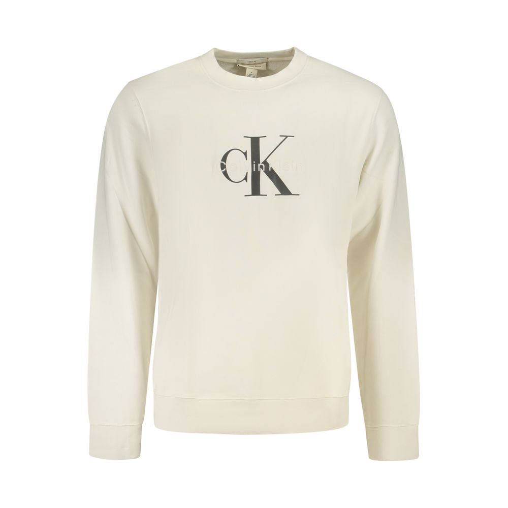 Sweat-shirt Calvin Klein homme en coton blanc – CA-47875