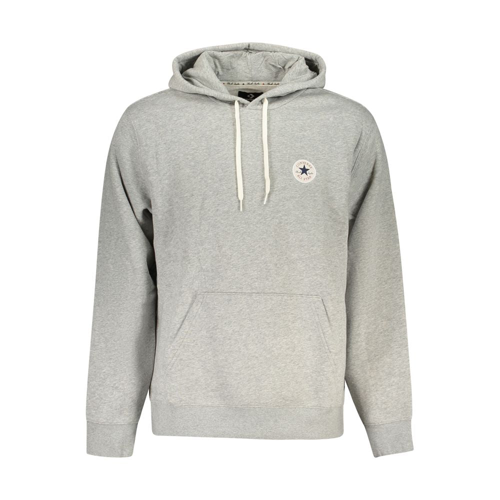 Sweat à capuche Converse homme en coton gris – CO-47904