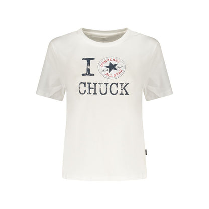 Converse Bianco Cotton Donna T-Shirt