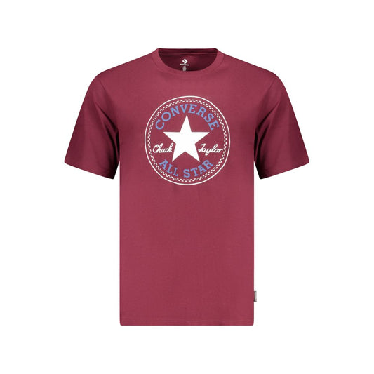 T-shirt Converse homme en coton rouge – CO-47908