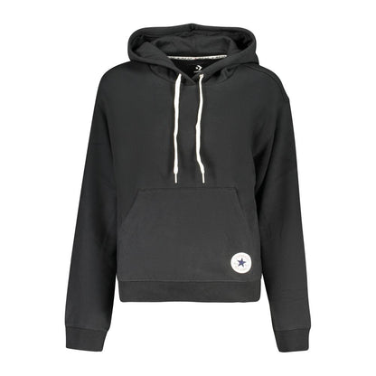 Sweat à capuche Converse femme en coton noir – CO-47910