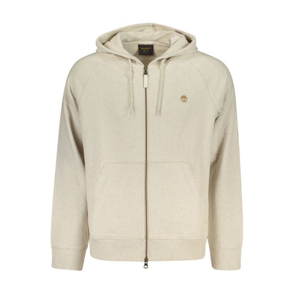 Sweat à capuche Timberland homme en coton beige – TI-47916