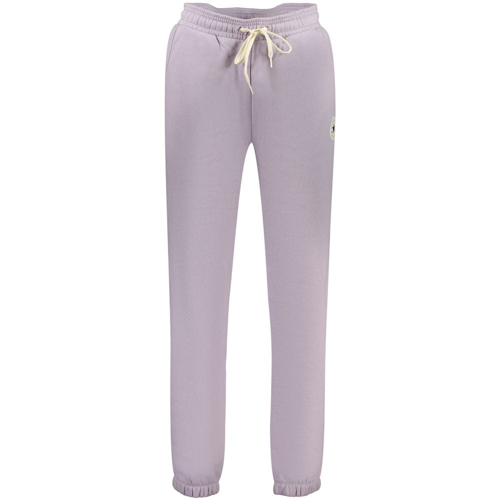Pantalon de survêtement Converse femme en coton violet – CO-47912