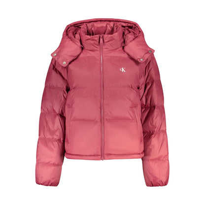 Veste Calvin Klein femme en nylon rouge – CA-47958