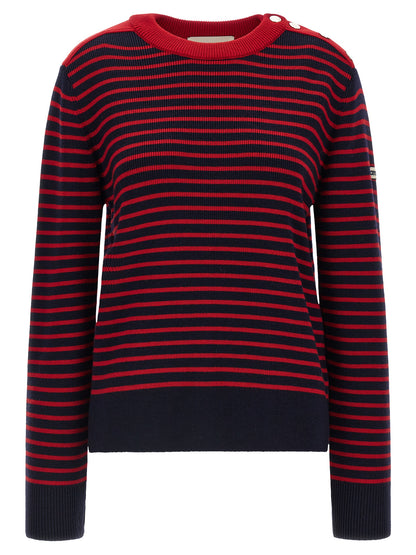 Ami Paris Blue Wool Cardigan