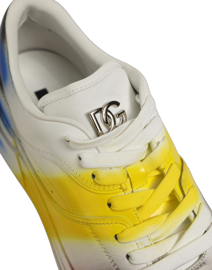 Baskets Dolce & Gabbana homme New Roma en cuir multicolore – MV8893