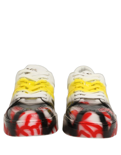 Baskets Dolce & Gabbana homme New Roma en cuir multicolore – MV8893