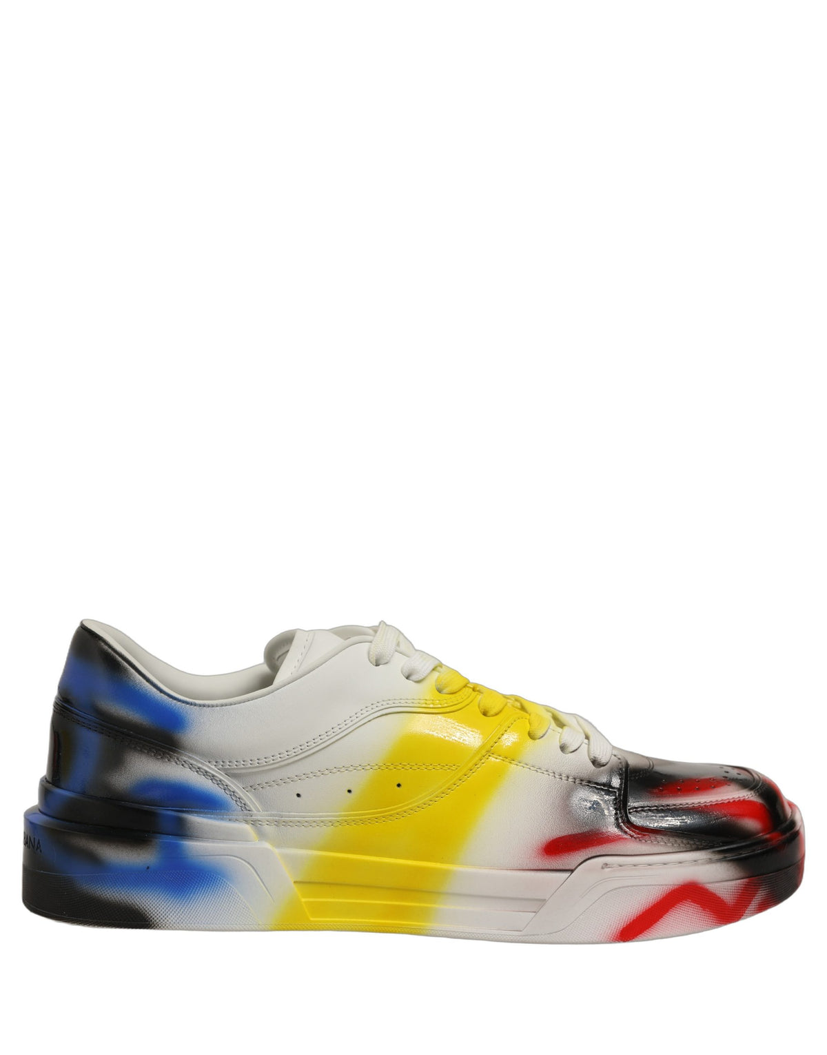Baskets Dolce & Gabbana homme New Roma en cuir multicolore – MV8893