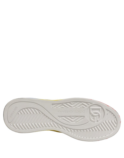 Baskets Dolce & Gabbana homme New Roma en cuir multicolore – MV8893