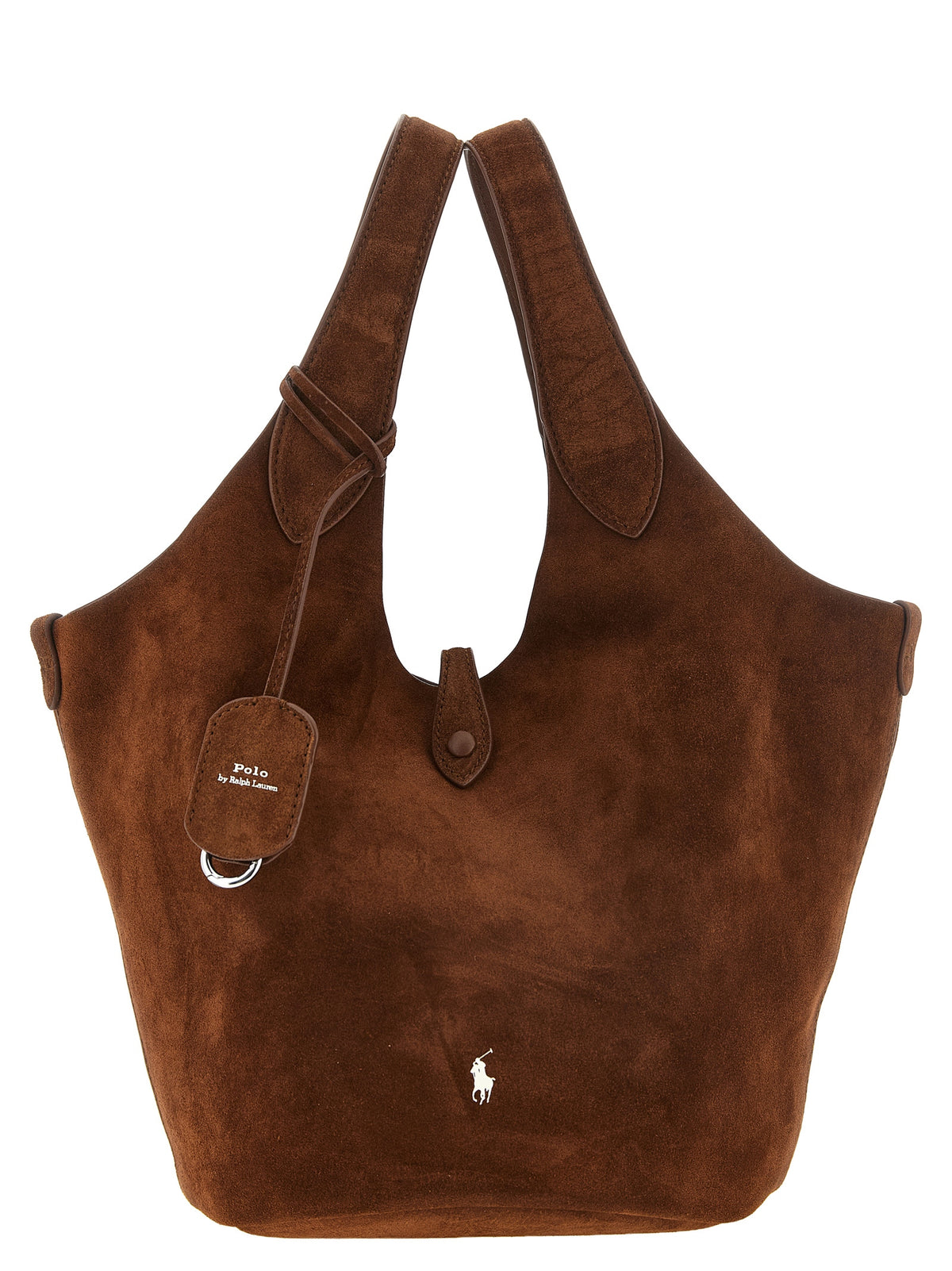 Polo Ralph Lauren Brown Cowhide Tote Bag