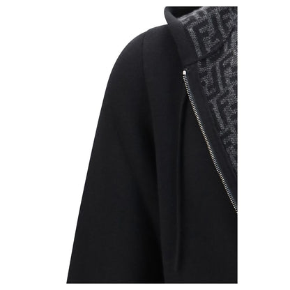 Fendi Black Cashmere Hoodie