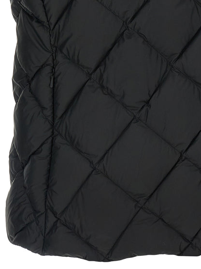 Max Mara Black Polyester Sleeveless Jacket
