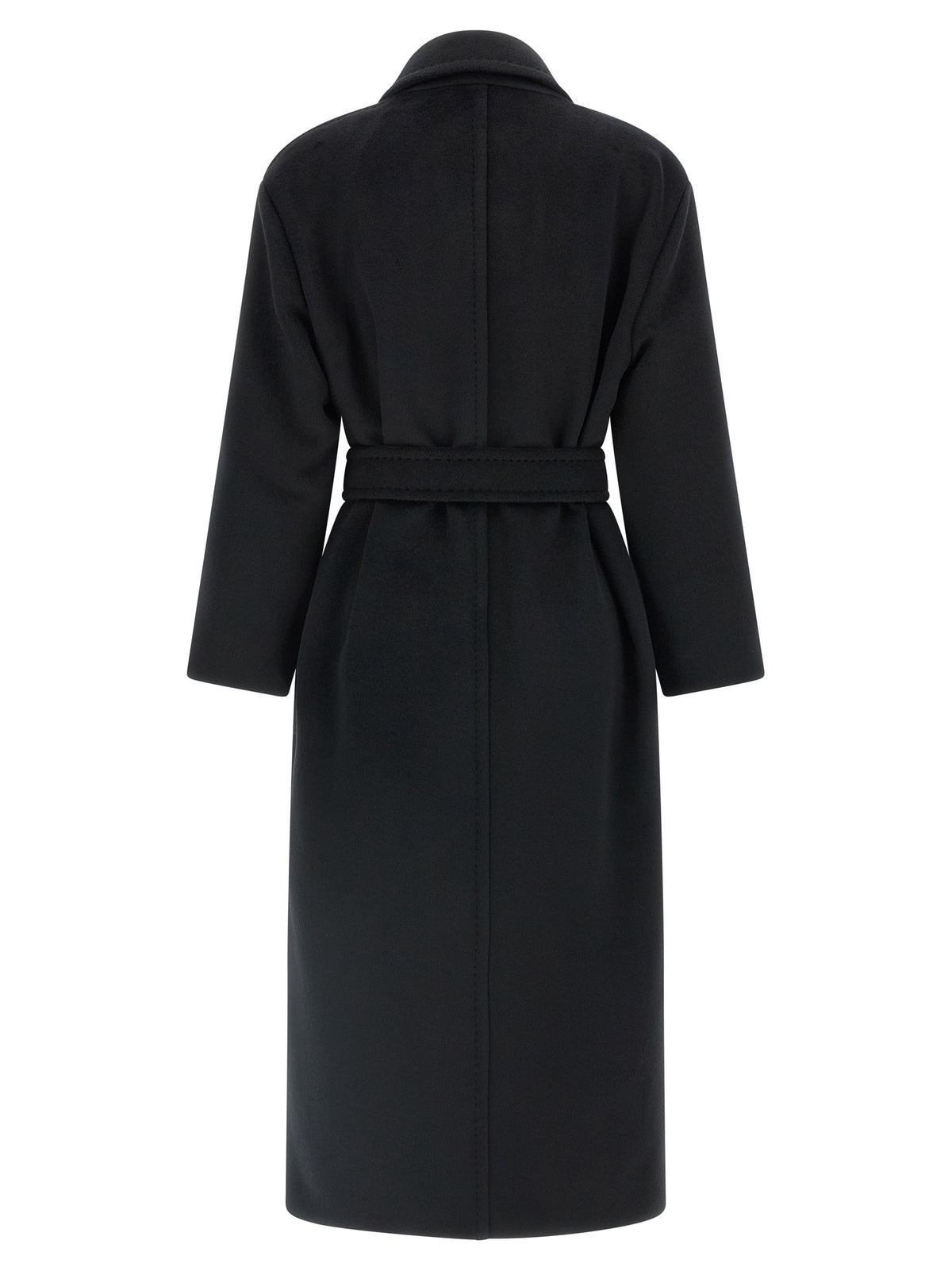 Manteau Max Mara femme Giambo en laine noir – MA-344632