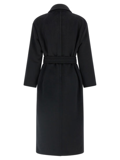 Manteau Max Mara femme Giambo en laine noir – MA-344632