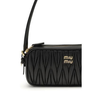 Miu Miu Black Lamb Ovis Aries Wallet