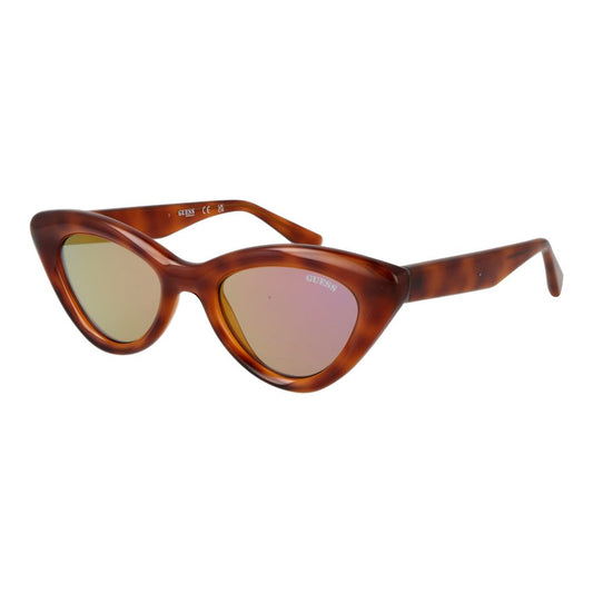 Lunettes de soleil Guess mixte œil-de-chat monture plastique marron, verres gris – GU-1065979