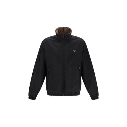 Prada Multicolor Recycled Polyamide Full-Length Jacket