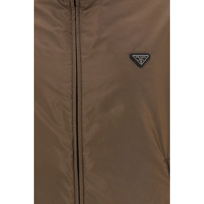 Prada Multicolor Recycled Polyamide Full-Length Jacket