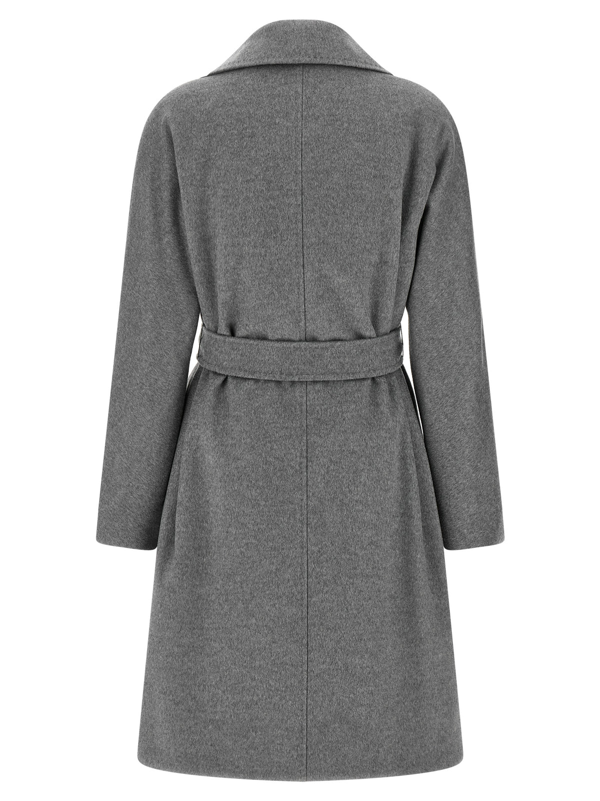 Manteau Max Mara femme Ravenna en laine vierge gris – MA-344742