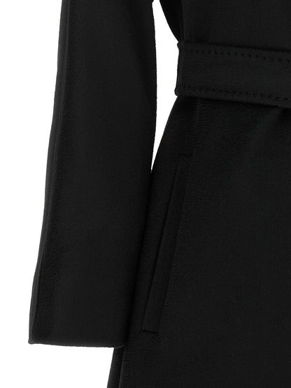Manteau Max Mara femme Ravenna en laine vierge noir – MA-344743