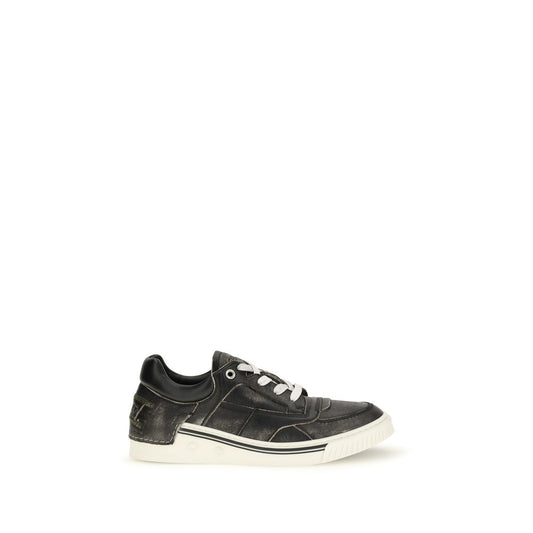 Baskets Fendi homme Fender en cuir de veau noir – FE-7E1958B1R2F0PR6