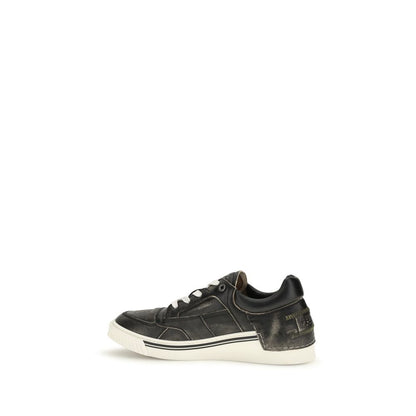 Baskets Fendi homme Fender en cuir de veau noir – FE-7E1958B1R2F0PR6