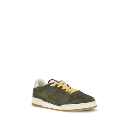 Baskets Fendi homme Match en cuir de veau bicolore – FE-7E1971B1RGF1Y21