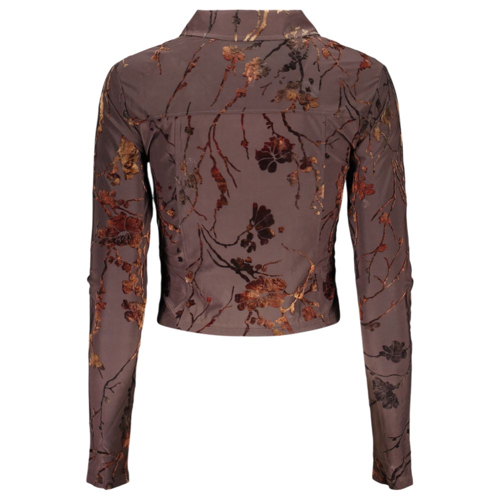 Veste Desigual femme en polyester marron – DE-47923