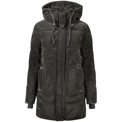 Manteau Desigual femme en polyuréthane noir – DE-47937