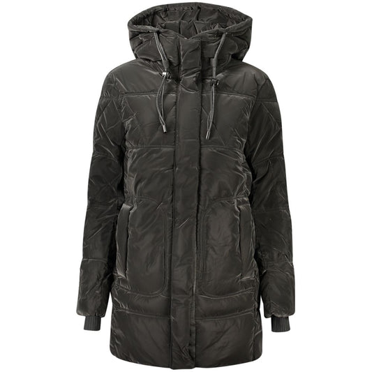 Manteau Desigual femme en polyuréthane noir – DE-47937