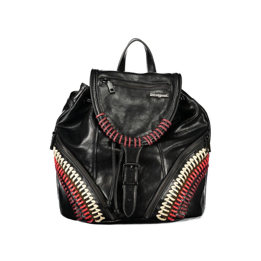 Sac à dos Desigual femme Sonique Tula Mini en polyuréthane noir – DE-47968