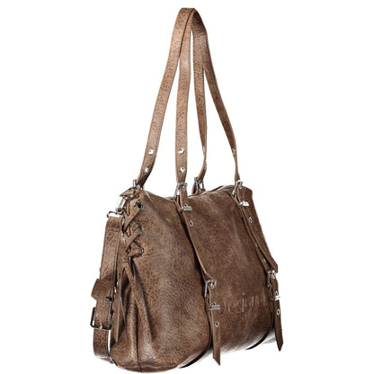 Sac à main Desigual femme Lanuza New Half Logo en polyuréthane marron – DE-47974