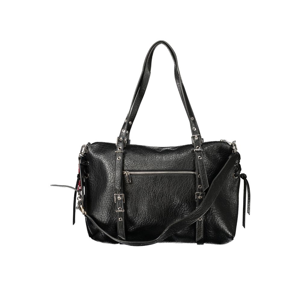 Sac à main Desigual femme Lanuza Half Logo en polyuréthane noir – DE-47978