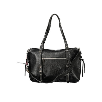 Sac à main Desigual femme Lanuza Half Logo en polyuréthane noir – DE-47978