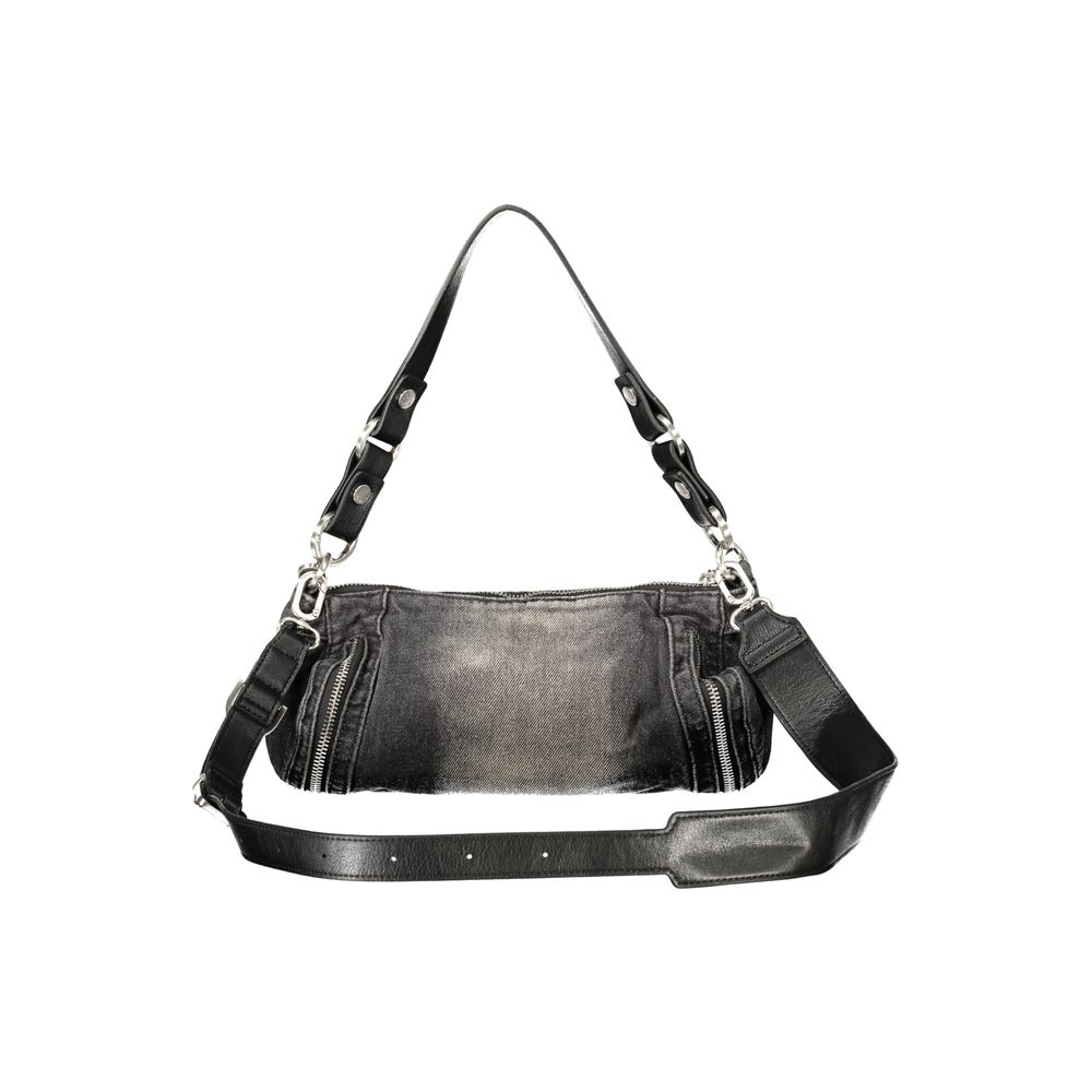 Sac à main Desigual femme Half Logo Denim Zarauz en coton noir – DE-47979