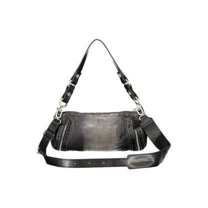 Sac à main Desigual femme Half Logo Denim Zarauz en coton noir – DE-47979