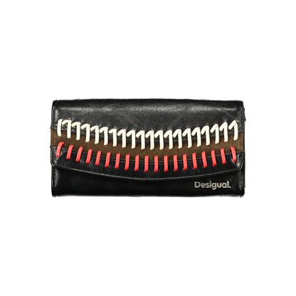 Portefeuille Desigual femme Sonique Marina en polyuréthane noir – DE-47994
