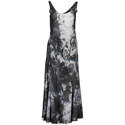 Robe Desigual femme 2 en 1 à motifs en polyester bleu – DE-47945