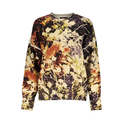 Pull Desigual femme à motifs en acrylique jaune – DE-47957