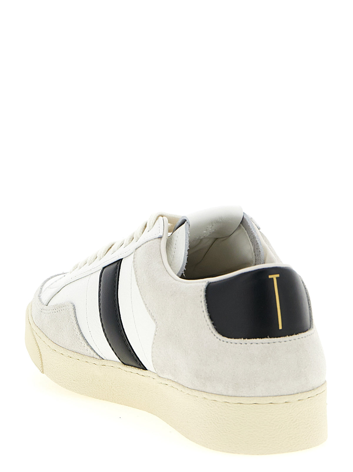 Baskets Tom Ford homme Blake en cuir blanc et noir – TO-326495