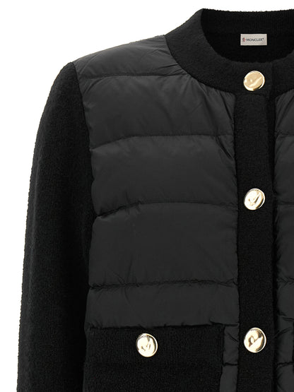 Moncler Black Polyamide Full-Length Jacket