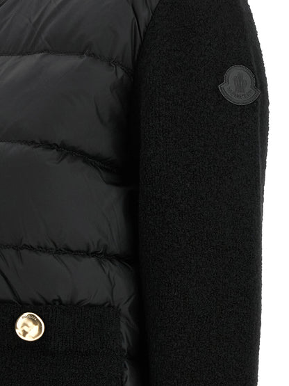 Moncler Black Polyamide Full-Length Jacket
