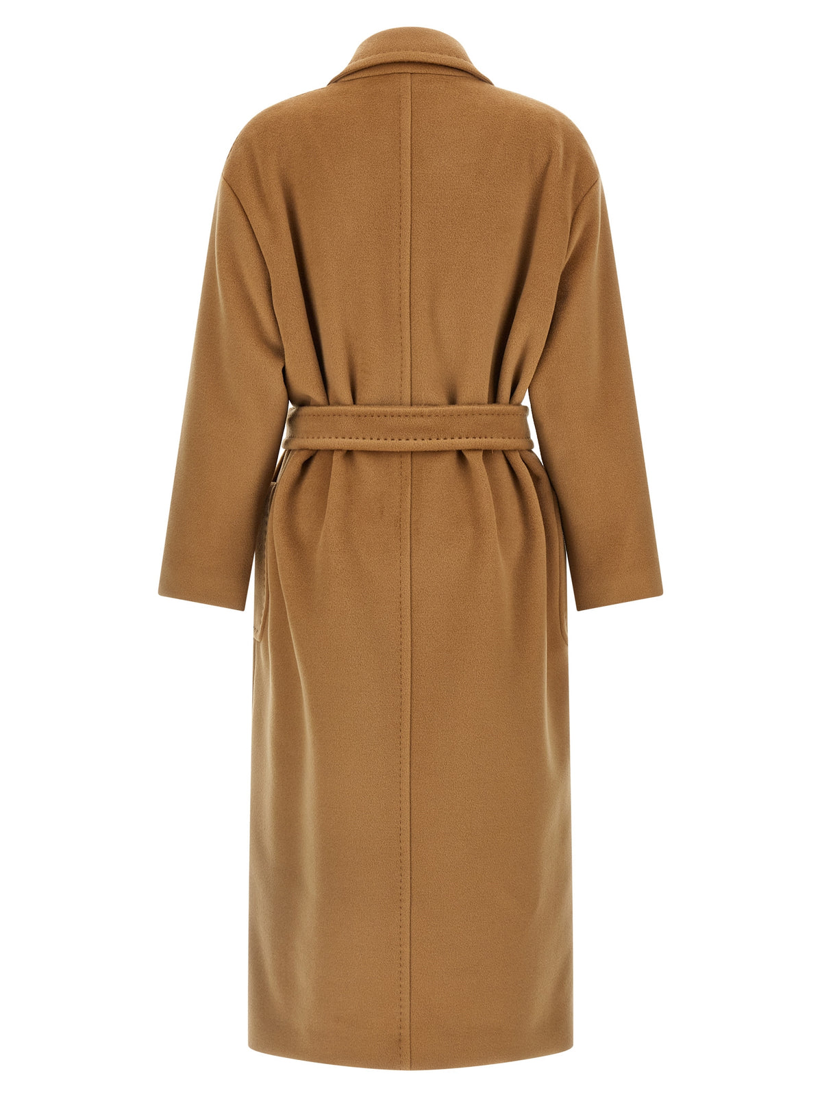 Manteau Max Mara femme Studio Giambo en laine beige – MA-345004