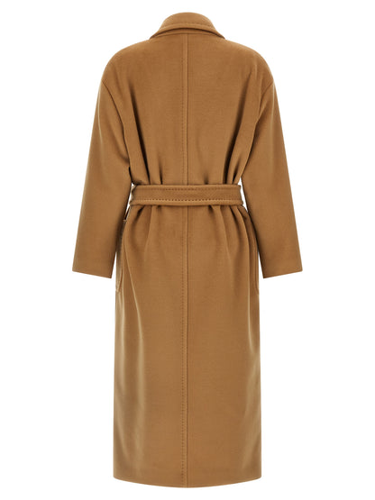 Manteau Max Mara femme Studio Giambo en laine beige – MA-345004