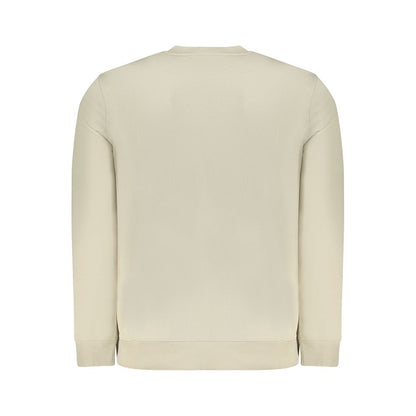 Sweat-shirt Hugo Boss homme col rond en coton beige – BO-33907